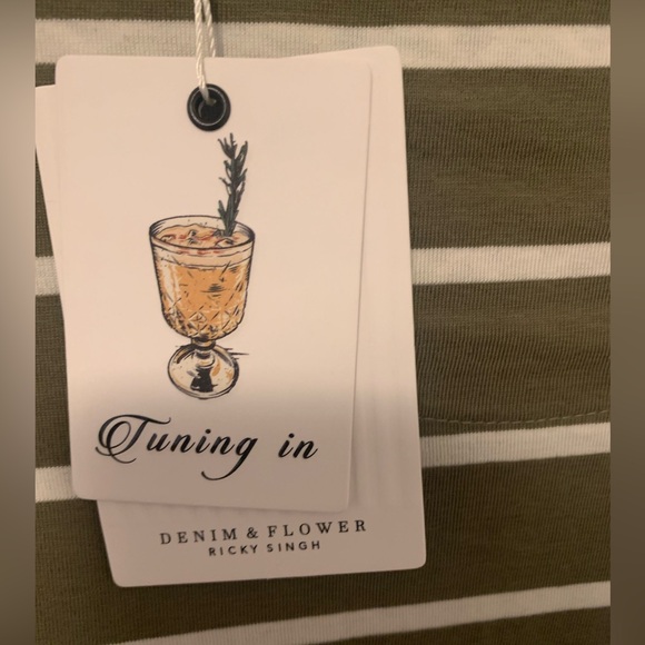 Green Stripped Scotch and Soda Tshirt - Picture 3 of 3